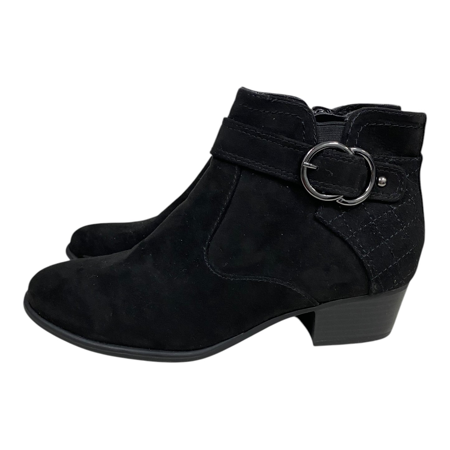 Boots Ankle Heels By Unisa In Black, Size: 8