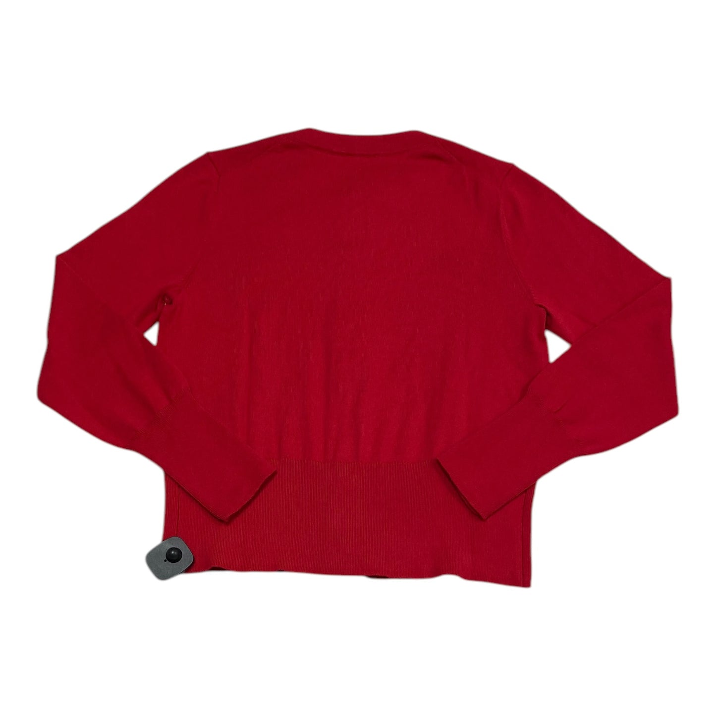 Sweater Cardigan By Talbots In Red, Size: S