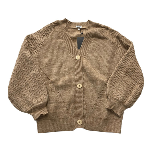 Sweater Cardigan By Cmc In Tan, Size: S