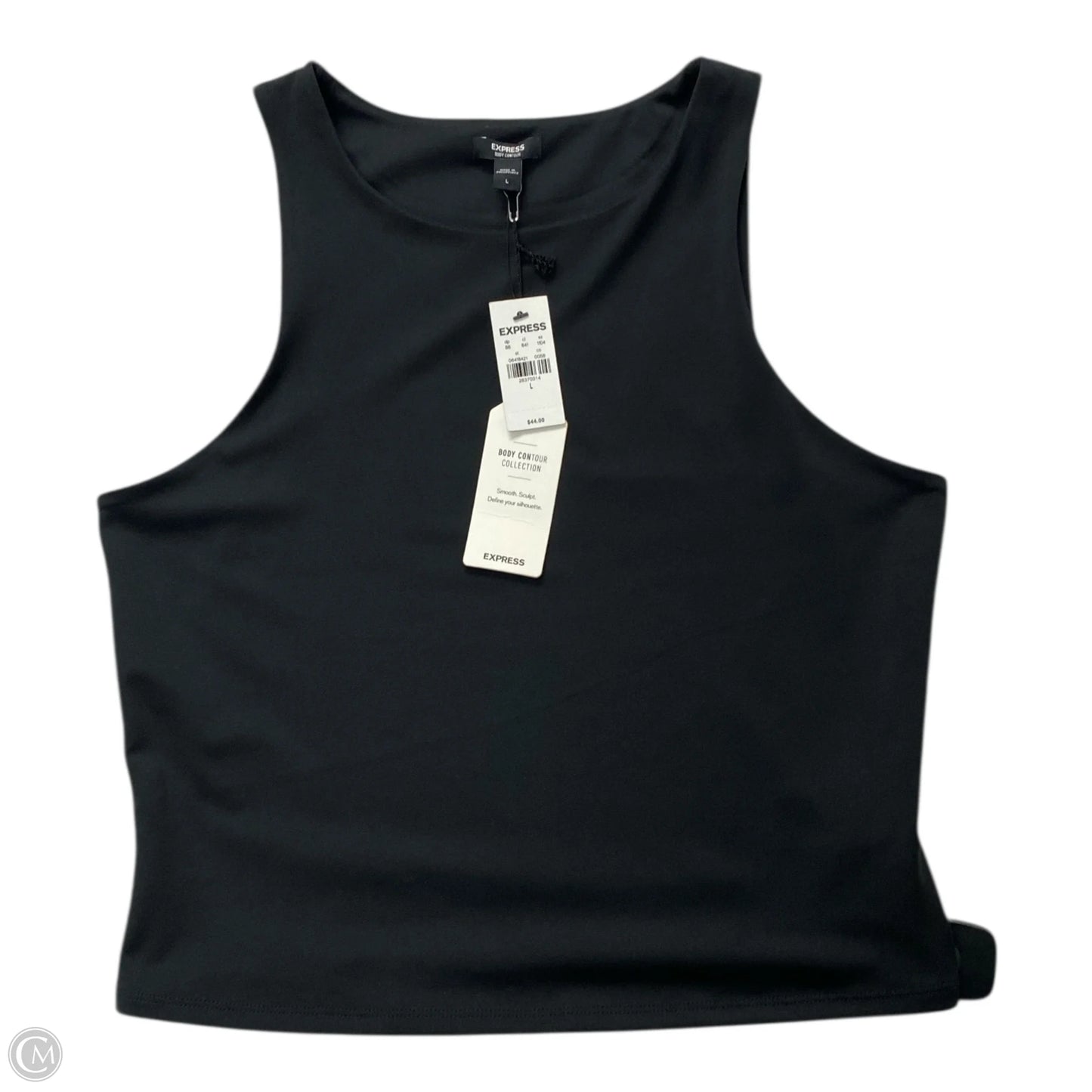 Top Sleeveless By Express In Black, Size: L