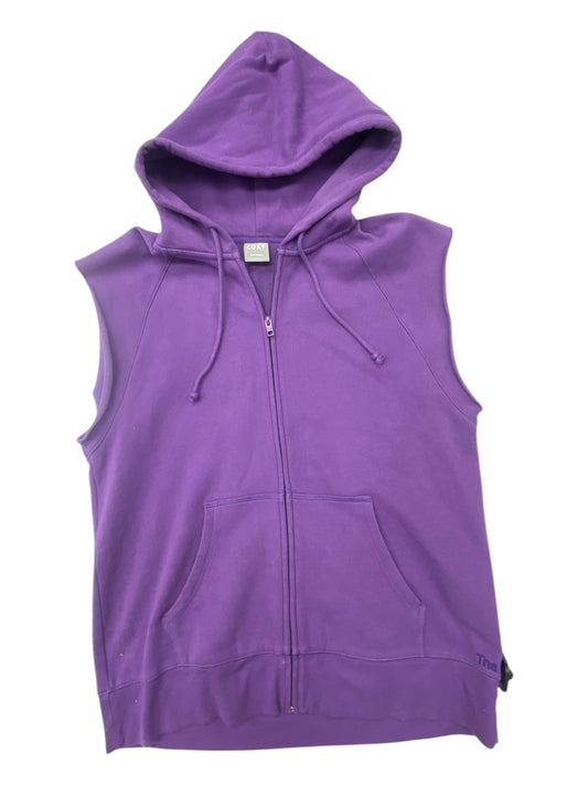 Sweatshirt Hoodie By Cmb In Purple, Size: M