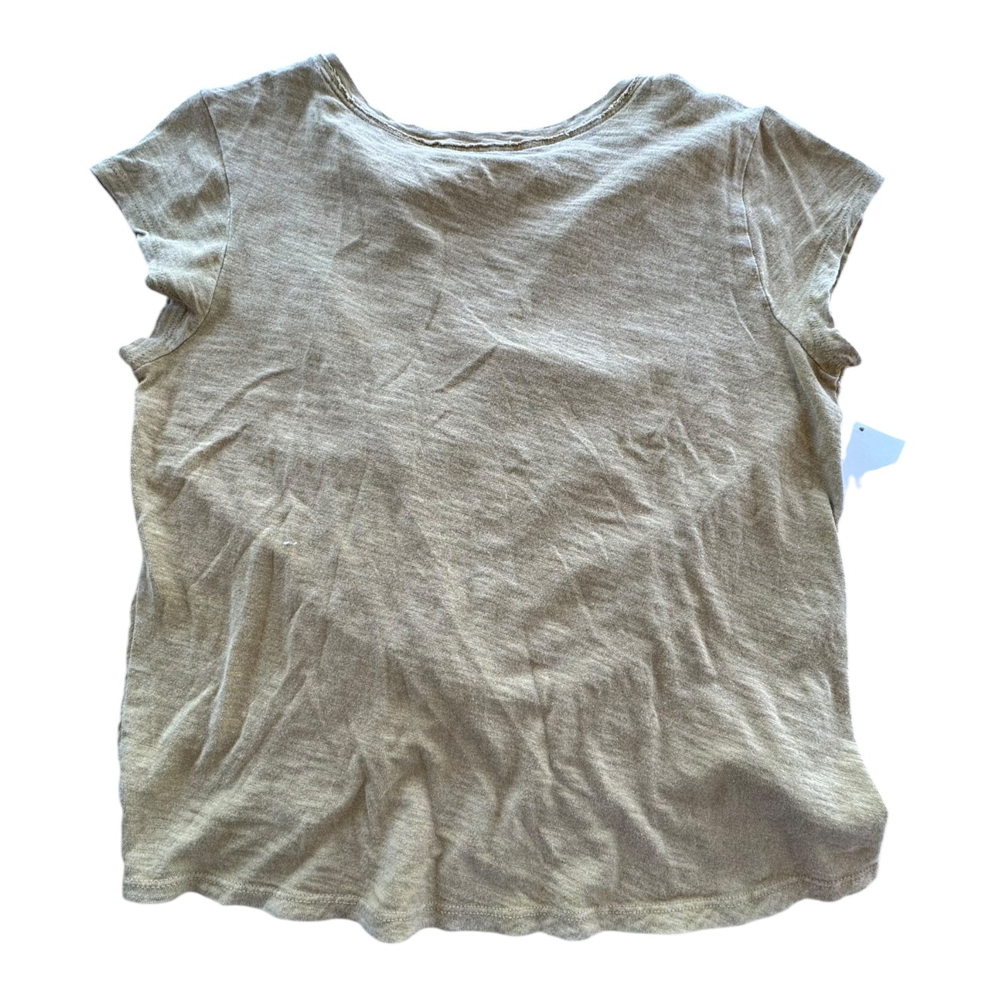Top Short Sleeve By Pilcro In Chartreuse, Size: M