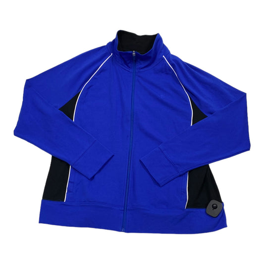 Blue Athletic Jacket Danskin, Size Xxl