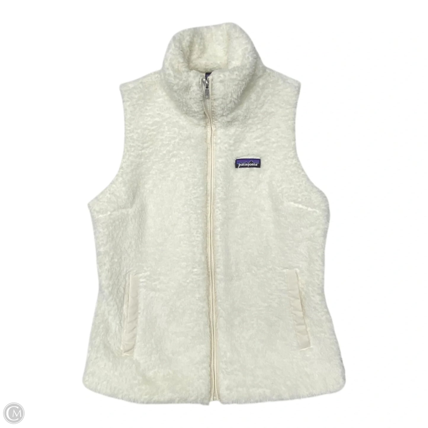 Vest Faux Fur & Sherpa By Patagonia In White, Size: M