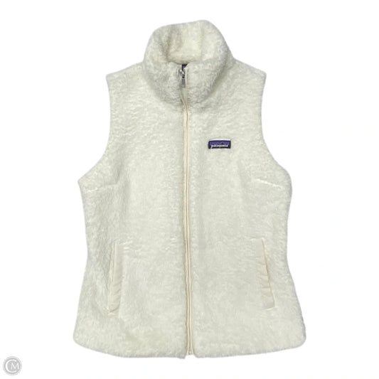 Vest Faux Fur & Sherpa By Patagonia In White, Size: M