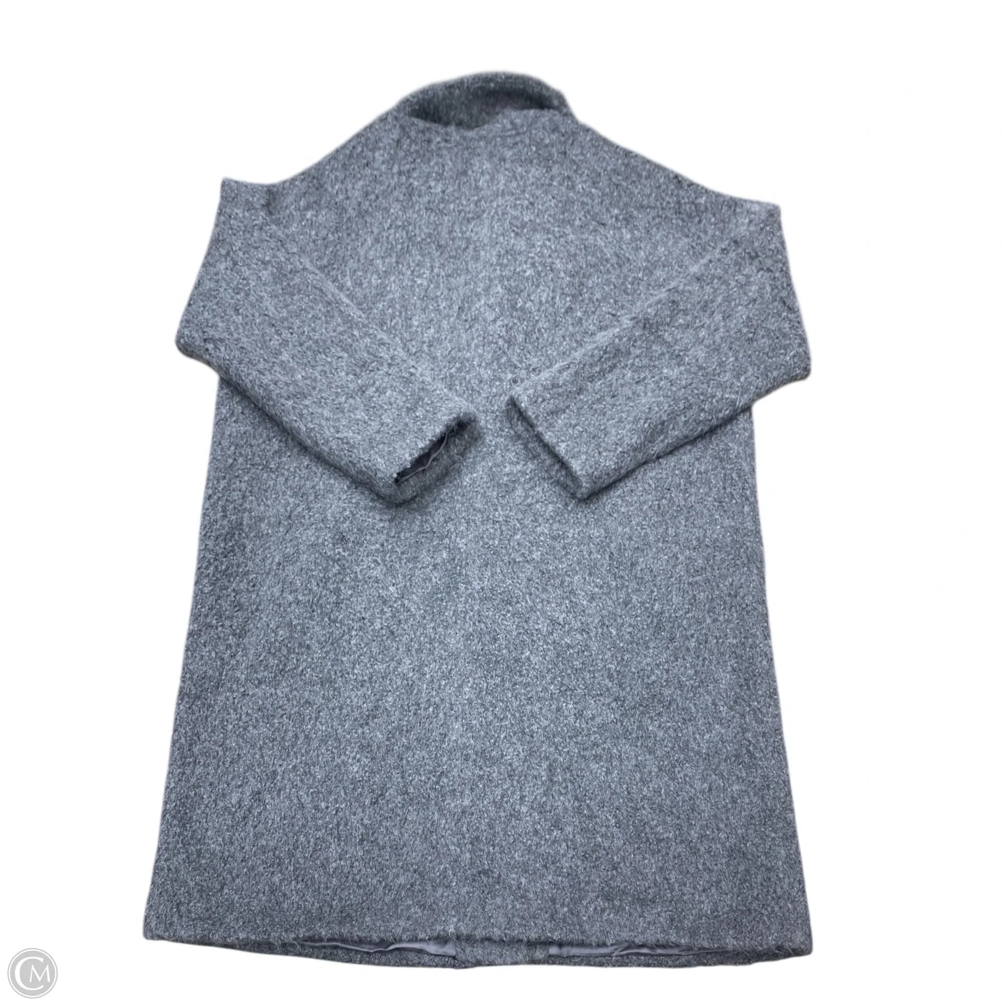 Coat Designer By Eileen Fisher In Grey, Size: M