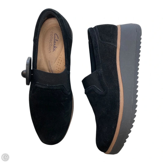 Shoes Flats By Clarks In Black, Size: 7