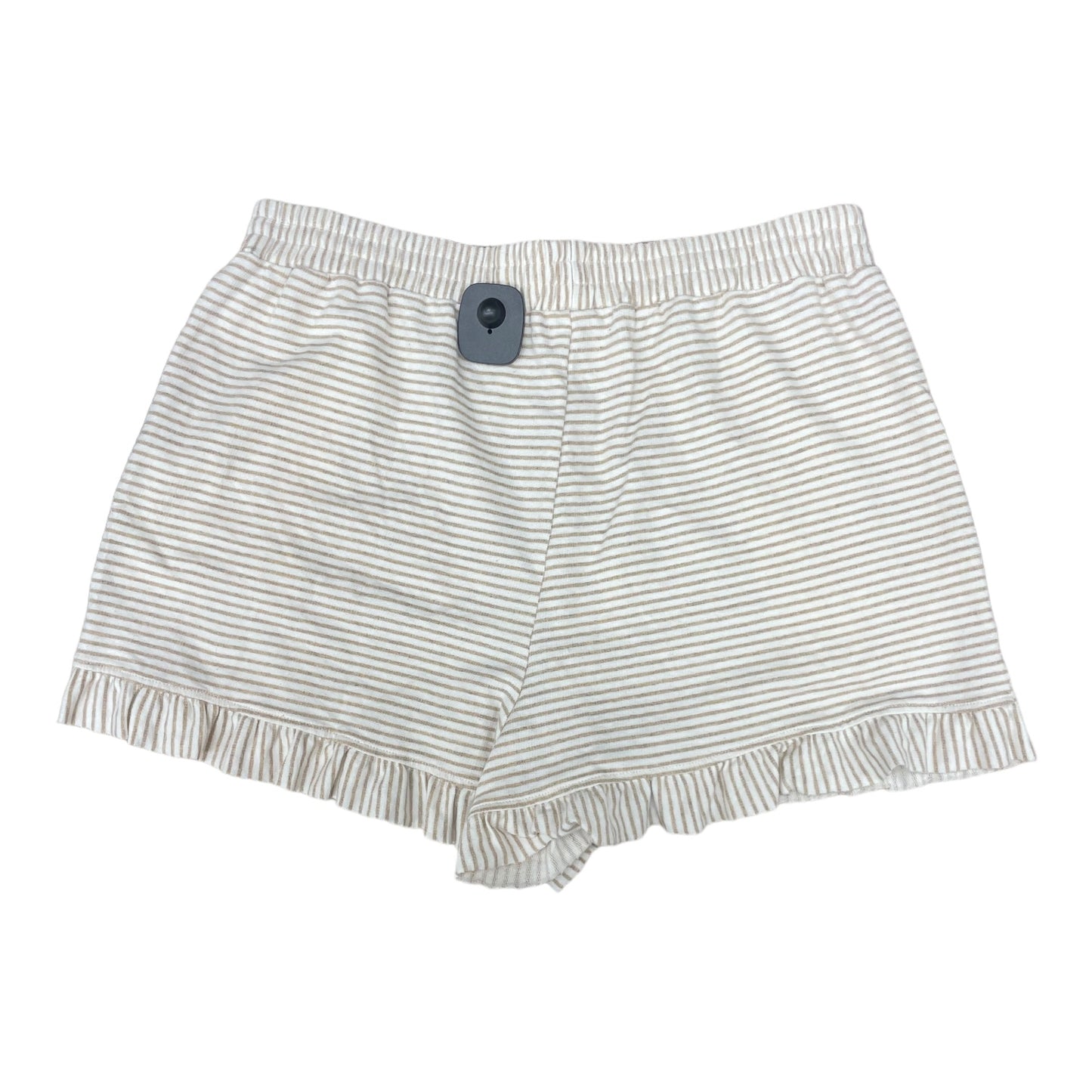 Striped Pattern Shorts Hem & Thread, Size L