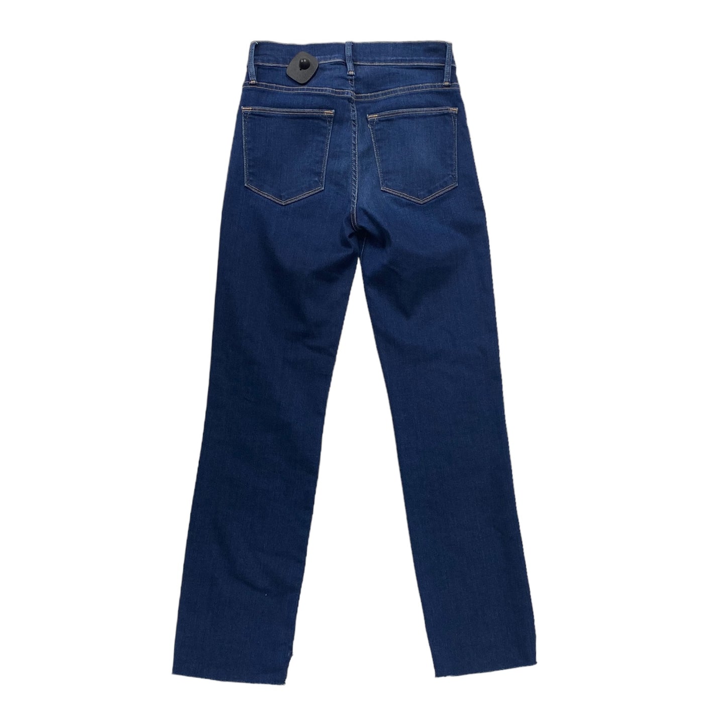 Blue Denim Jeans Straight Frame, Size 0