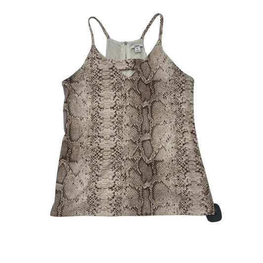 Snakeskin Print Top Sleeveless Bar Iii, Size Xs