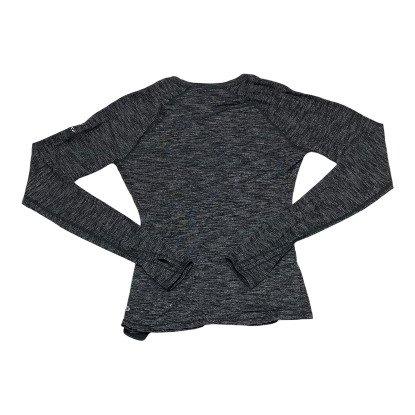 Athletic Top Long Sleeve Crewneck By Lululemon In Grey, Size: 6