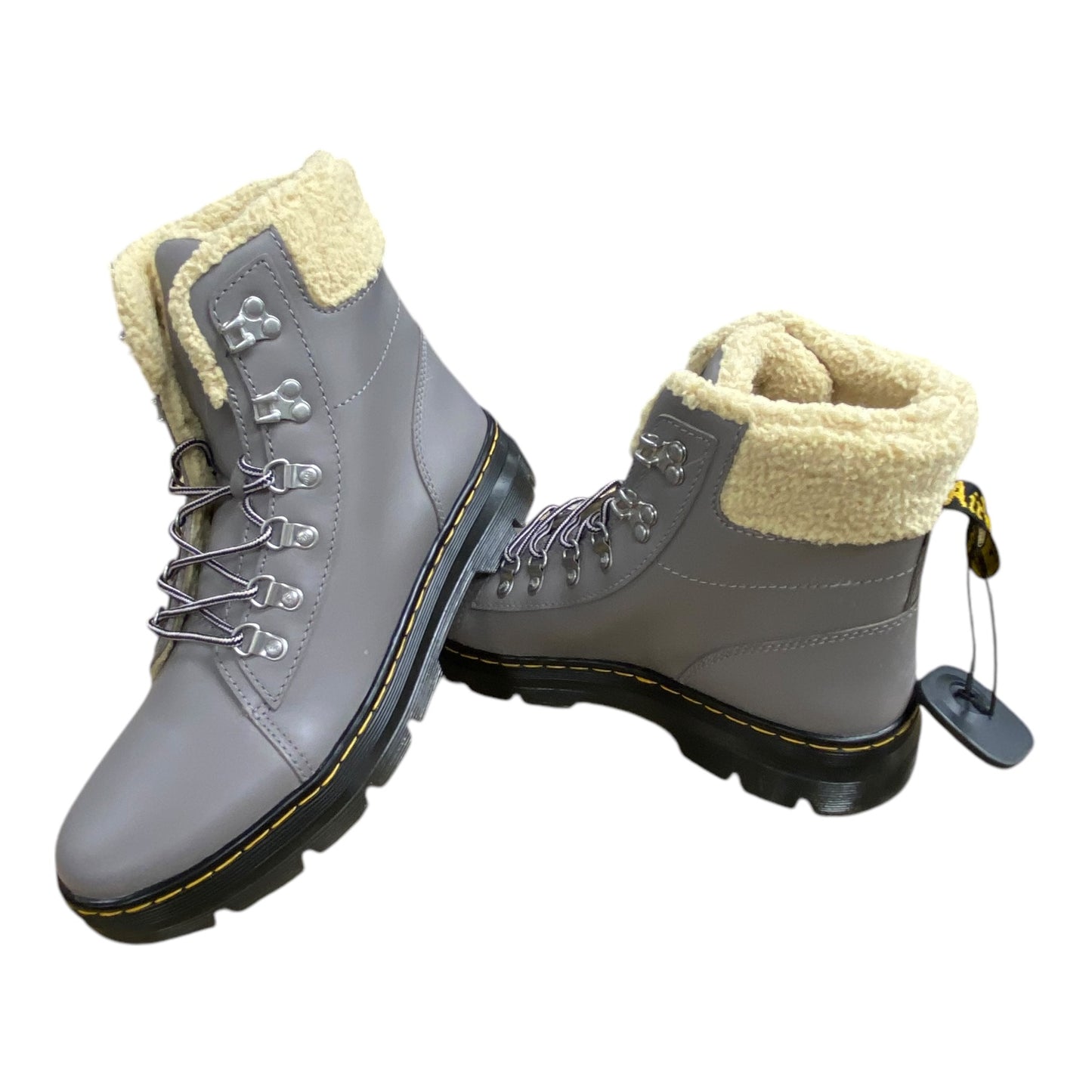 Boots Combat By Dr Martens In Grey, Size: 10