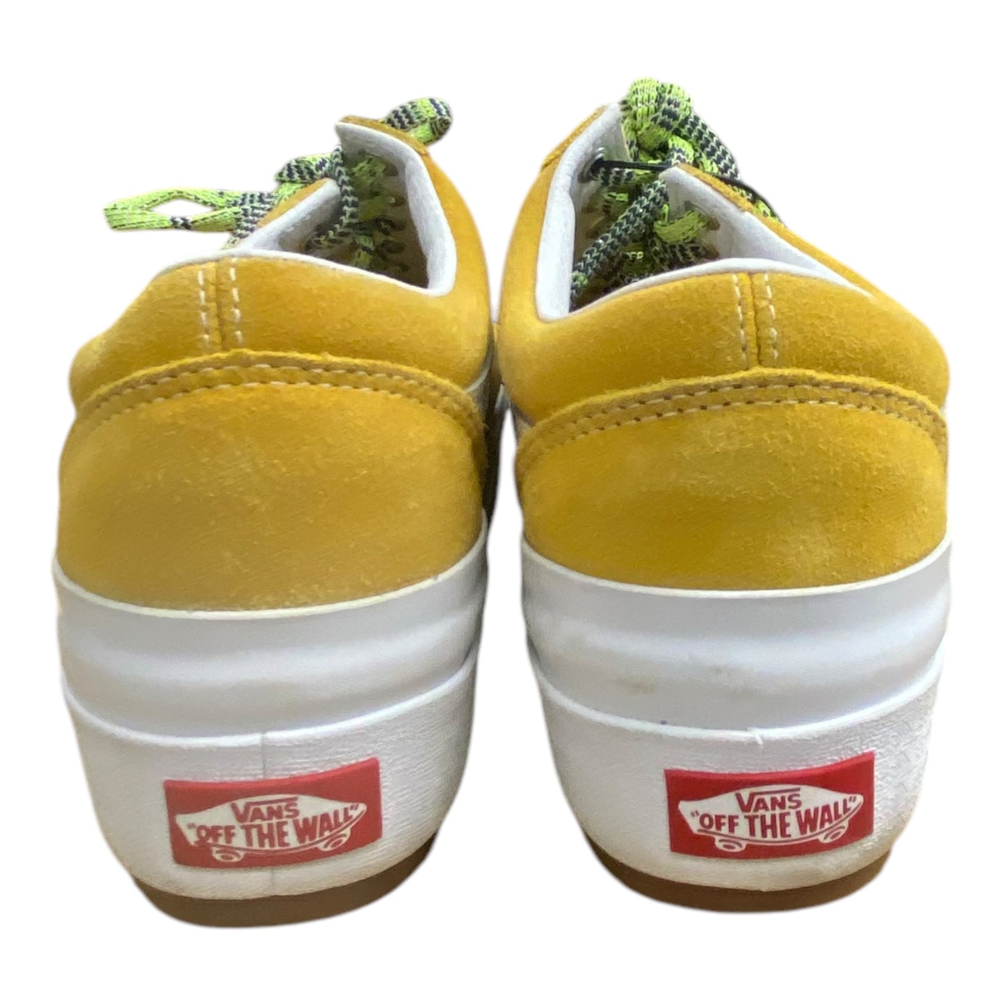 Shoes Sneakers Platform By Vans In Yellow, Size: 10