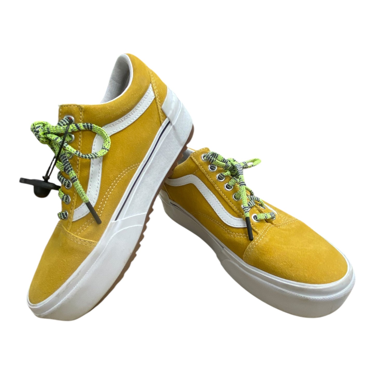 Shoes Sneakers Platform By Vans In Yellow, Size: 10