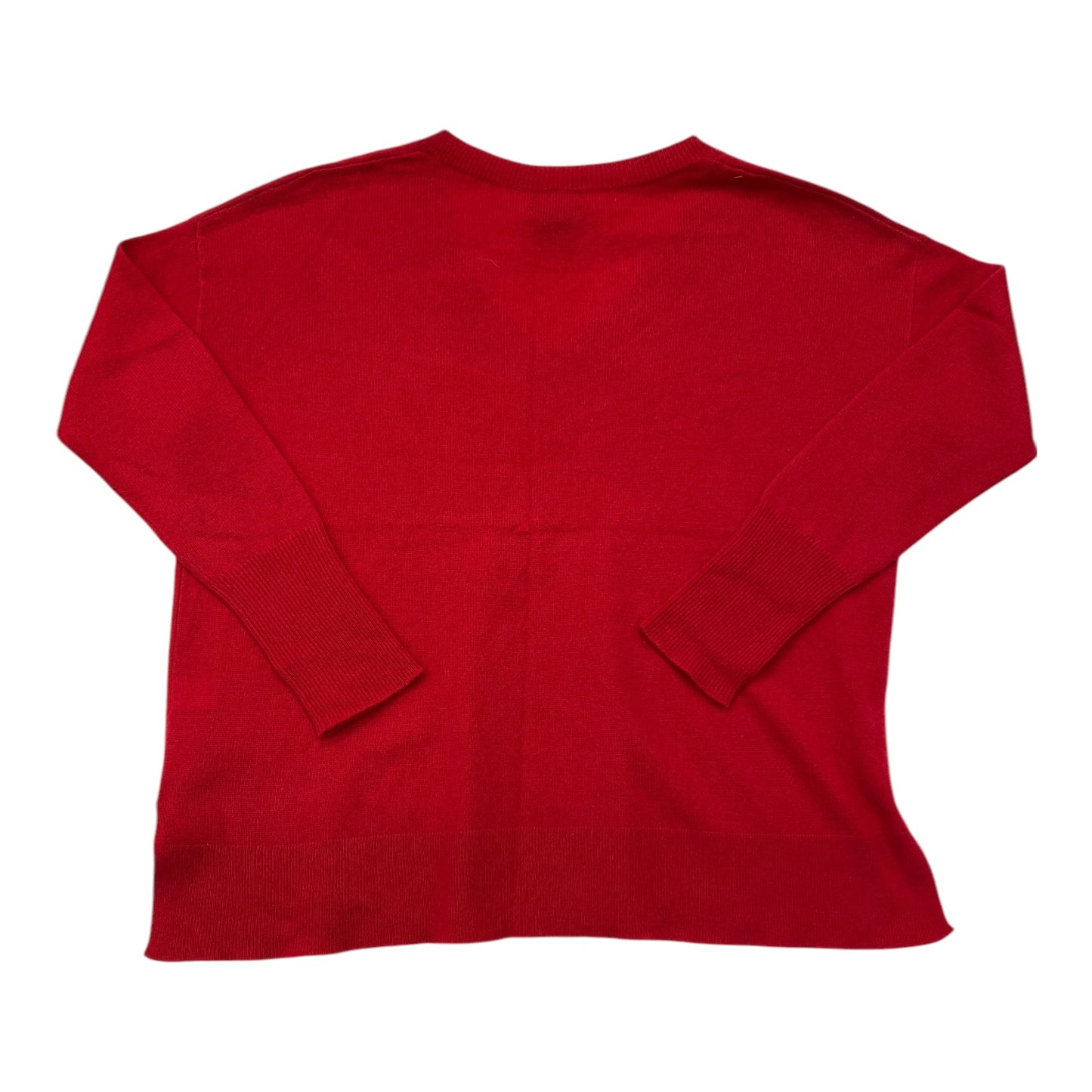 Sweater Cashmere By Halogen In Red, Size: M