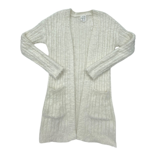 Sweater Cardigan By Hippie Rose In White, Size: S