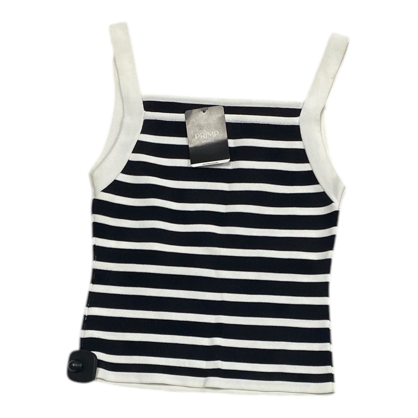 Top Sleeveless By Mustard Seed In Black & White, Size: S