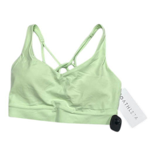 Athletic Bra By Athleta In Green, Size: S