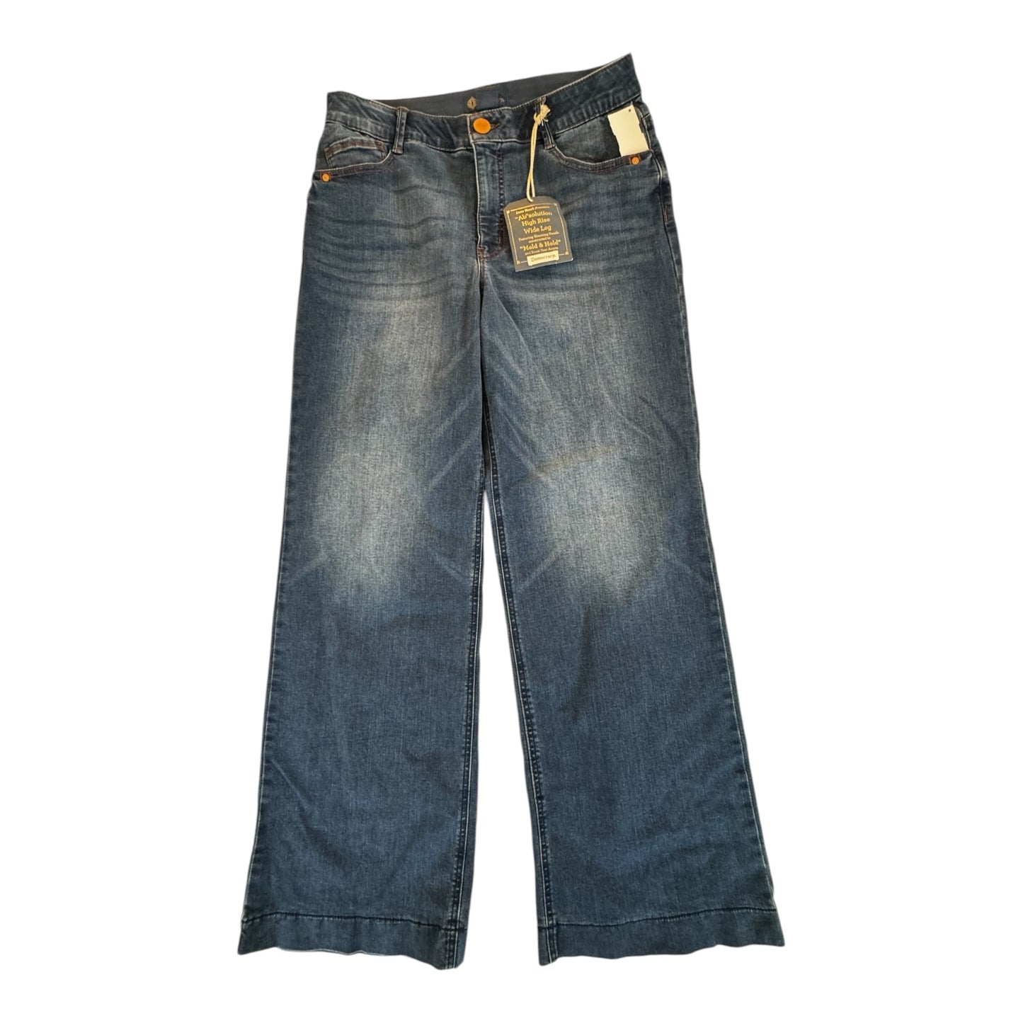 Jeans Flared By Democracy In Blue Denim, Size: 12