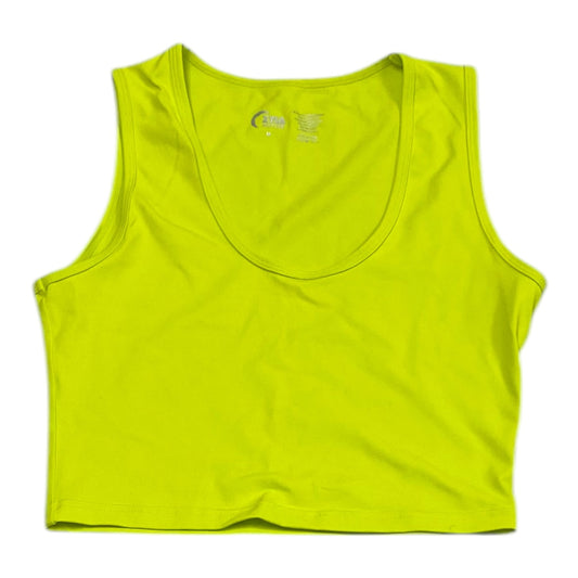 Athletic Tank Top By Zyia In Yellow, Size: M