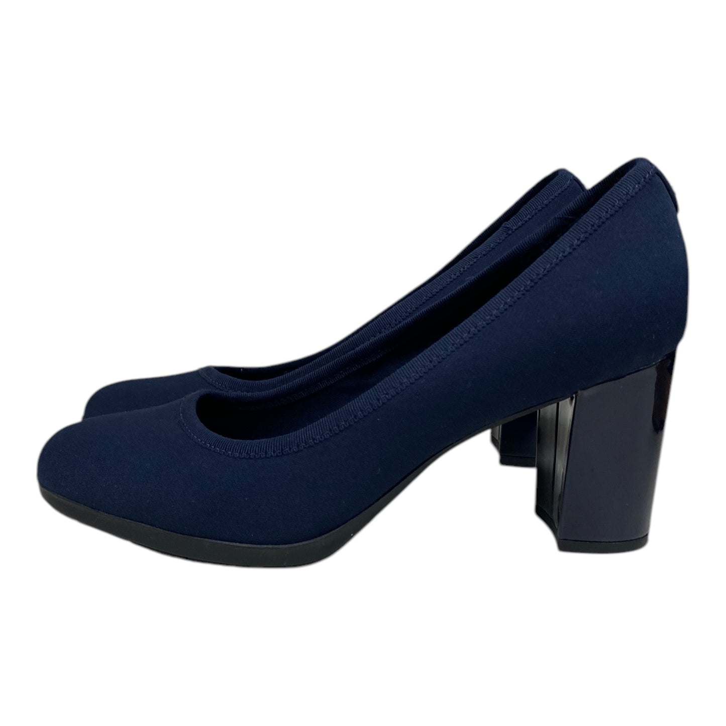 Shoes Heels Block By Anne Klein In Navy, Size: 7