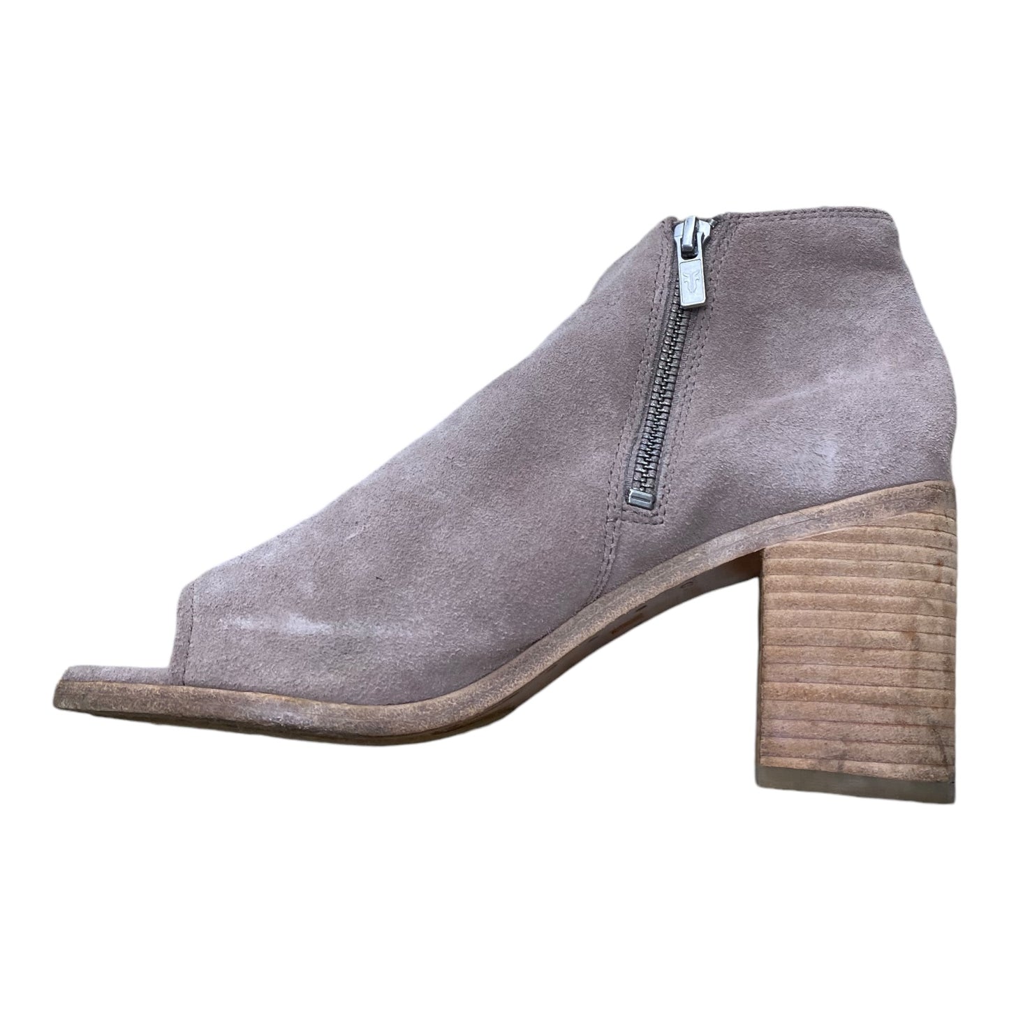 Shoes Heels Block By Frye In Taupe, Size: 7.5