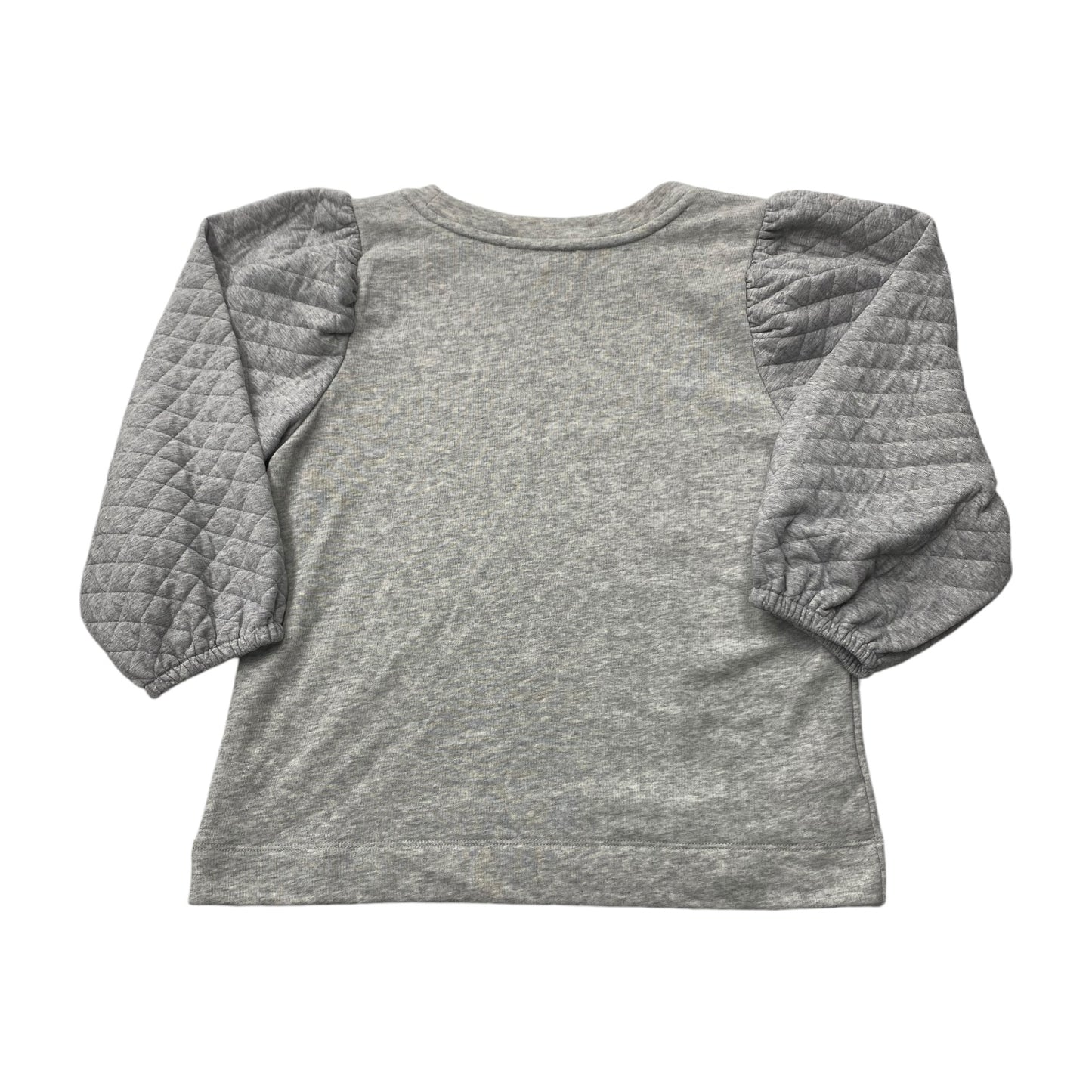 Top Long Sleeve Basic By Loft In Grey, Size: S