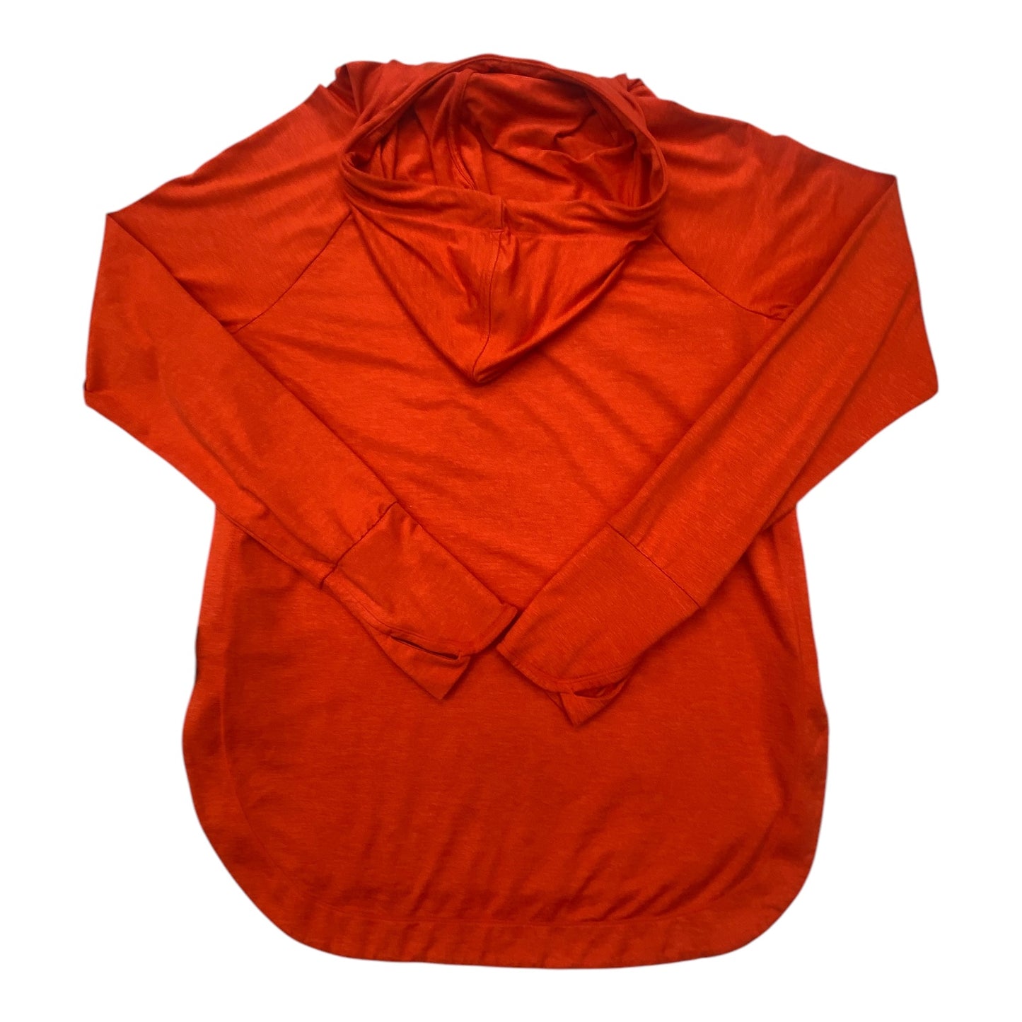 Athletic Sweatshirt Hoodie By Athleta In Orange, Size: M