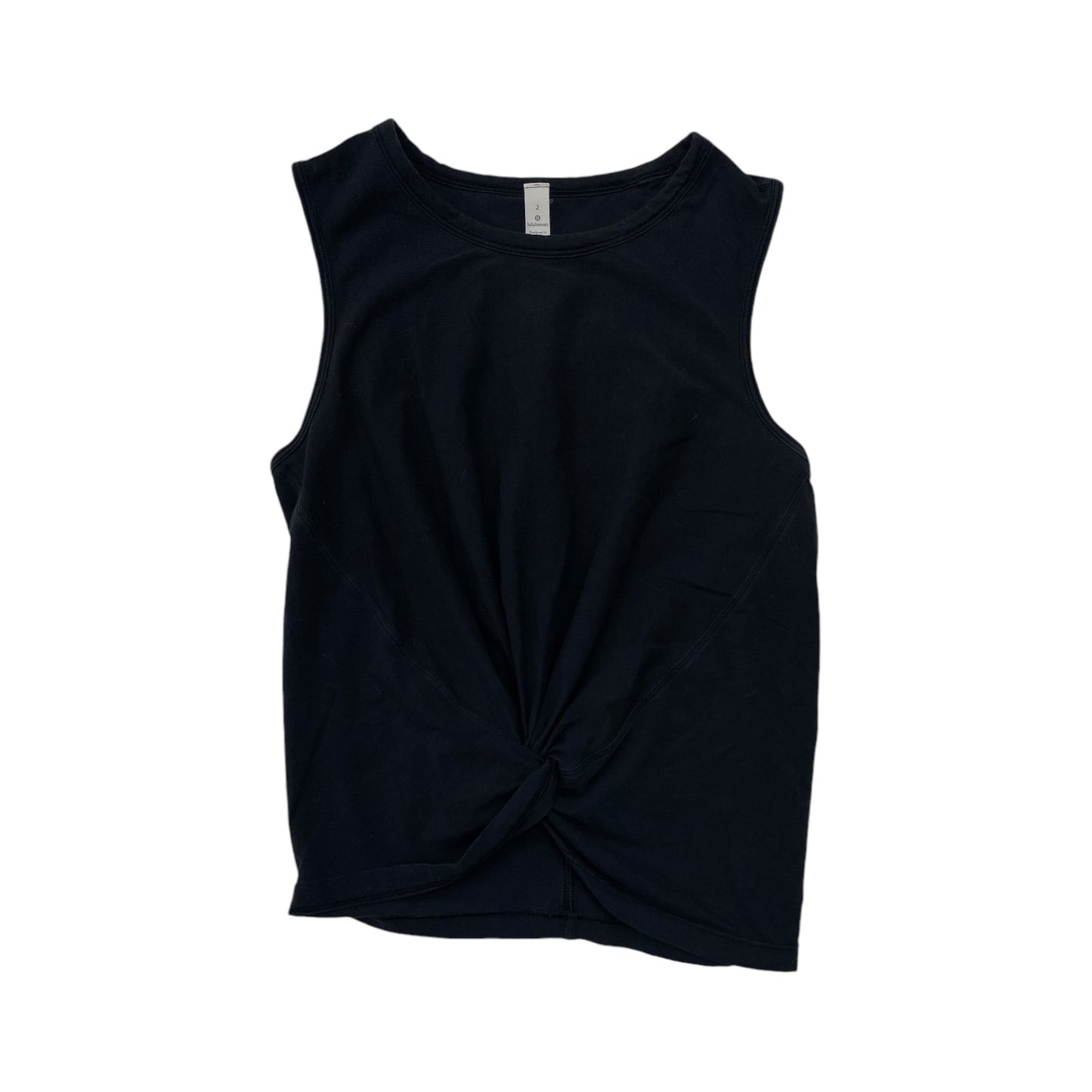 Athletic Tank Top By Lululemon In Black, Size: 2