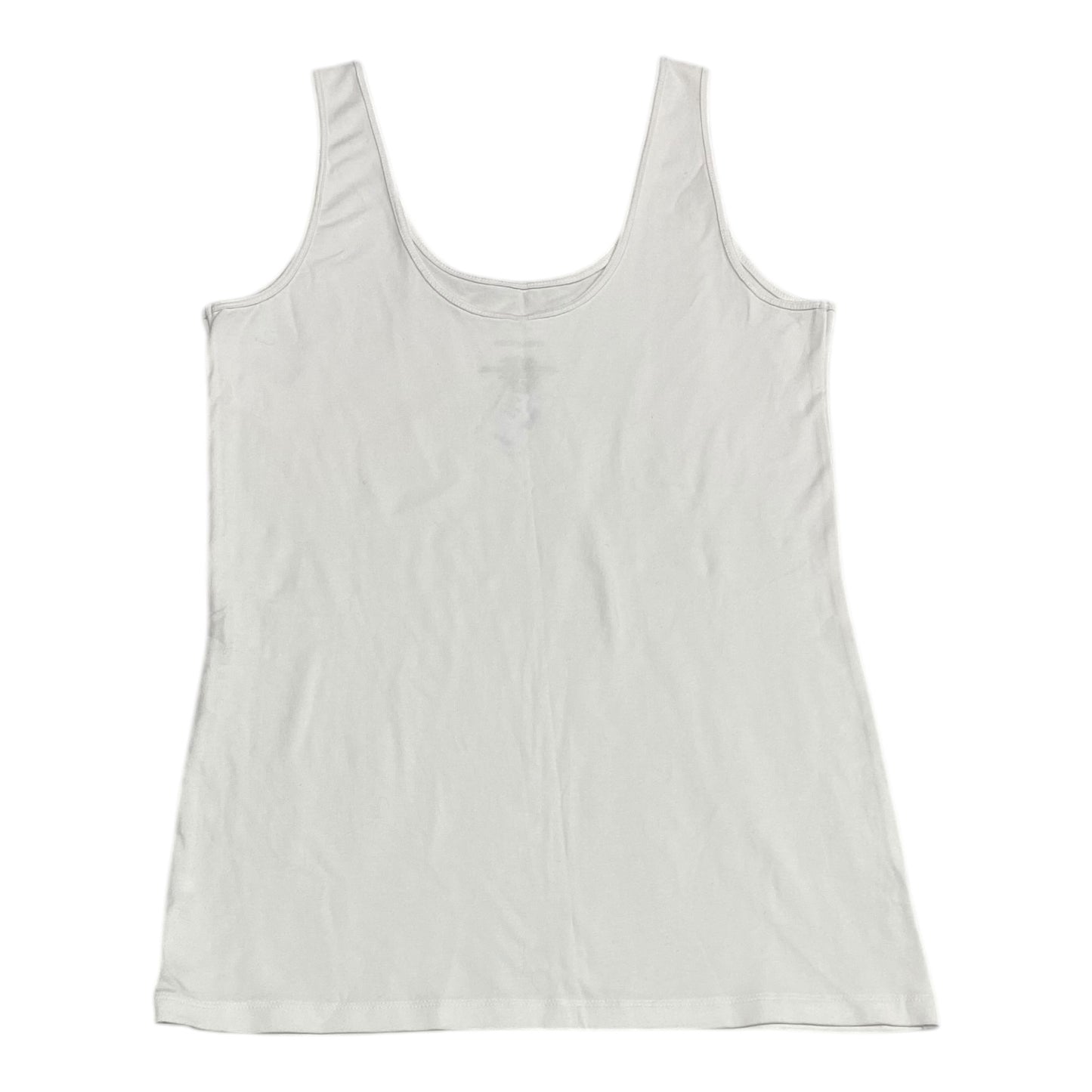 Top Sleeveless By Maurices In White, Size: L