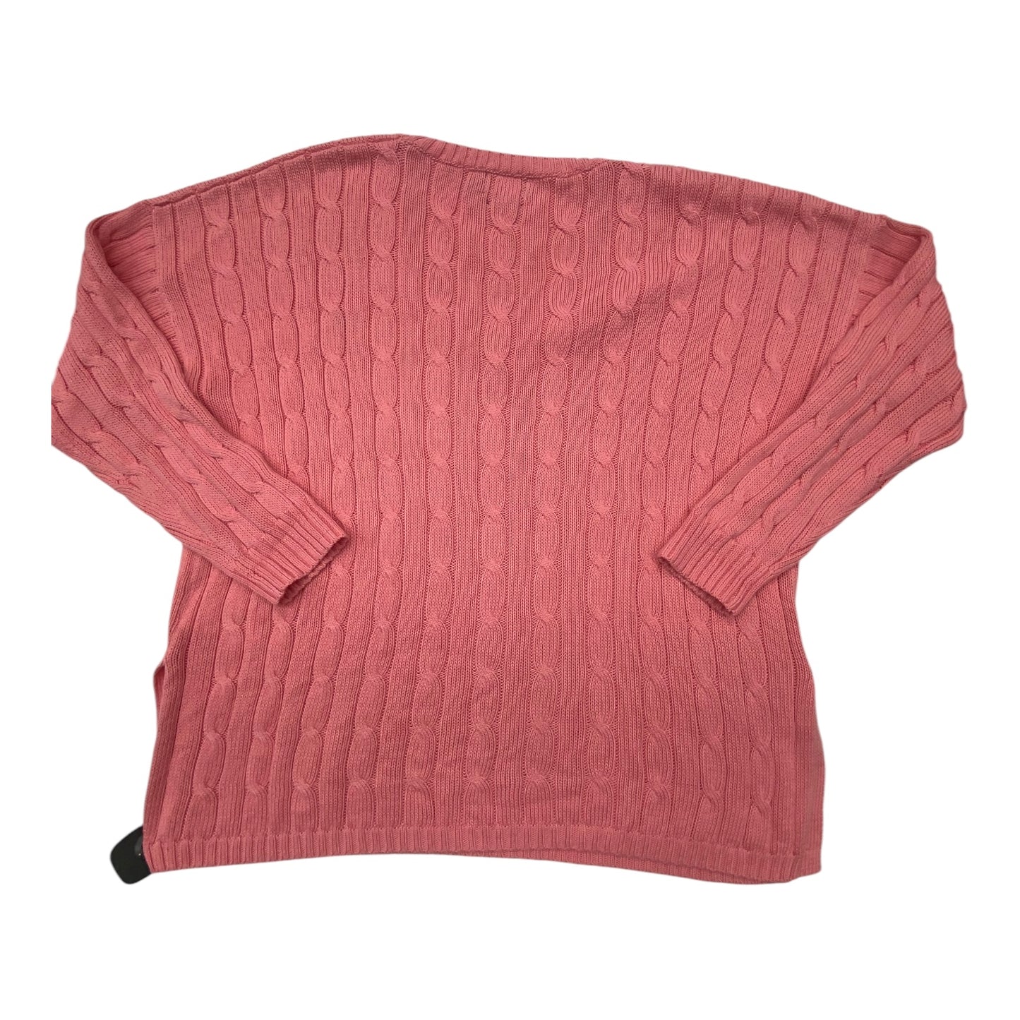 Sweater By Polo Ralph Lauren In Pink, Size: L