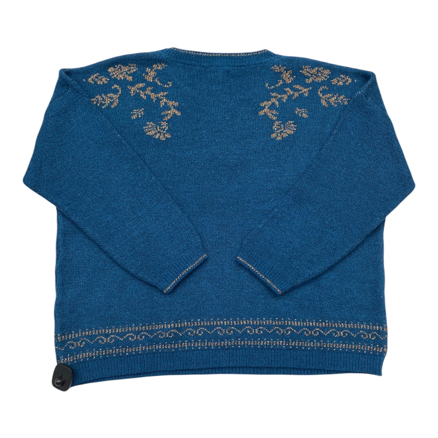 Sweater By Fatface In Blue & Gold, Size: Xl