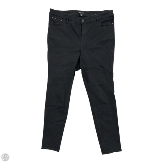 Jeans Skinny By Athleta In Black, Size: 18