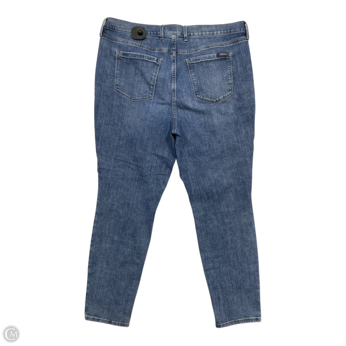 Jeans Skinny By Eddie Bauer In Blue Denim, Size: 18