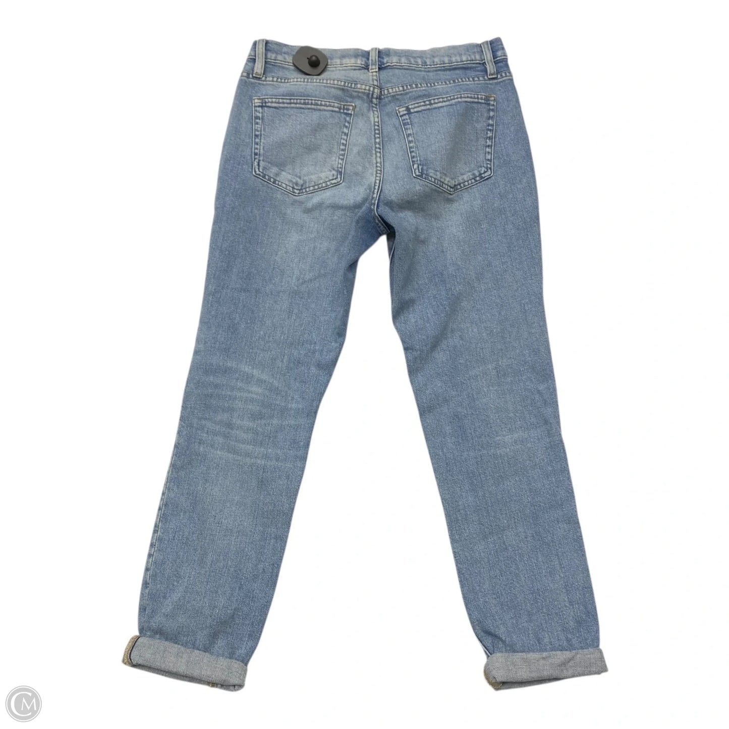 Jeans Boyfriend By Frame In Blue Denim, Size: 4