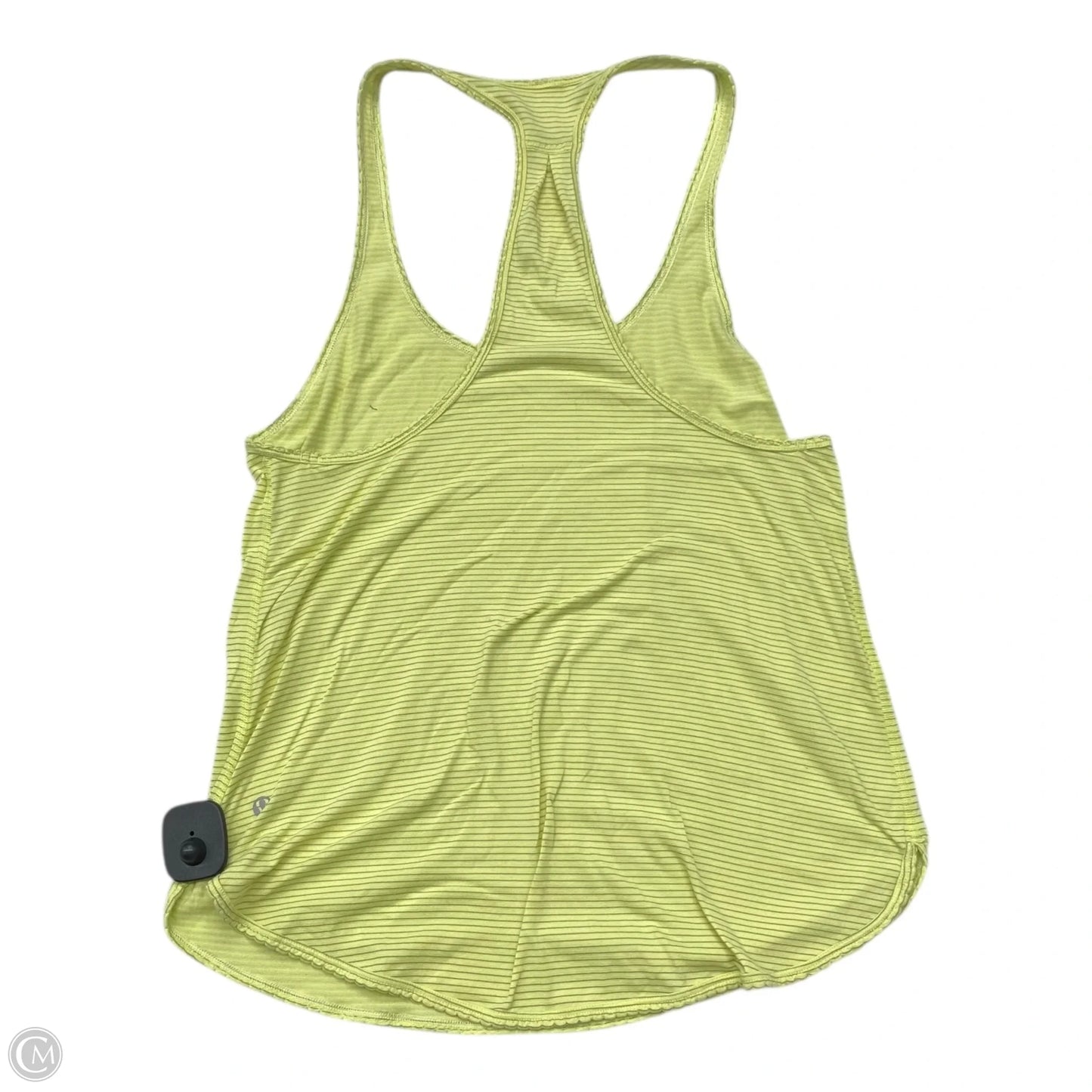 Athletic Tank Top By Lululemon In Yellow, Size: M