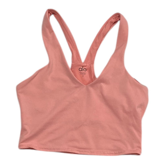 Athletic Bra By Alo In Pink, Size: S