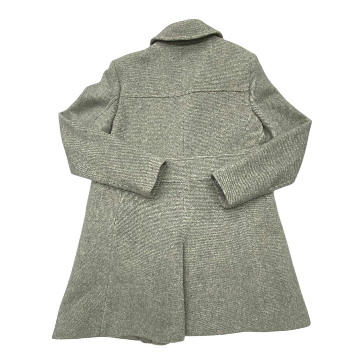 Coat Wool By Loft In Grey, Size: M