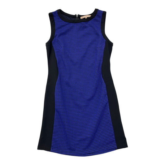 Dress Casual Midi By Hutch In Black & Blue, Size: L