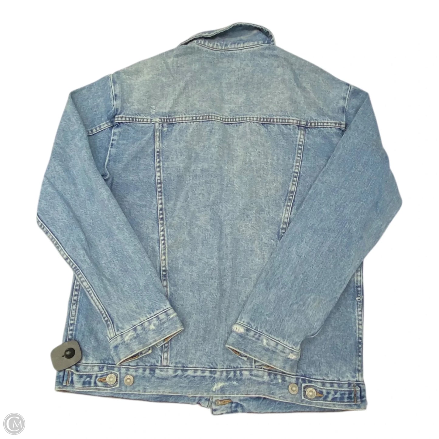 Jacket Denim By Free People In Blue Denim, Size: Xs