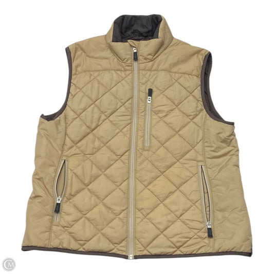 Vest Puffer & Quilted By Lands End In Tan, Size: M