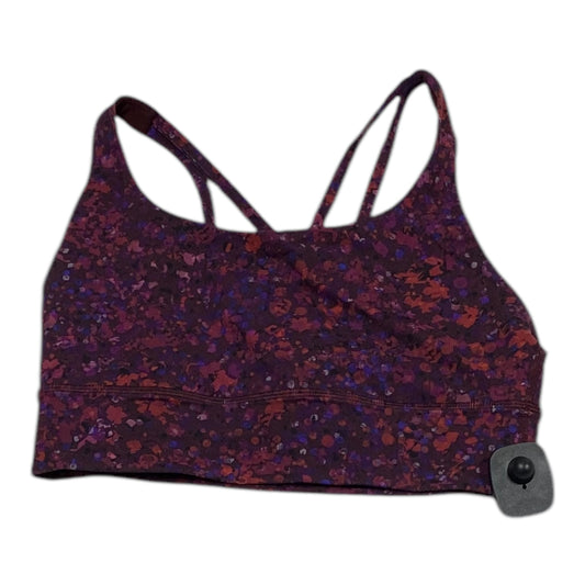 Athletic Bra By Lululemon In Purple, Size: M