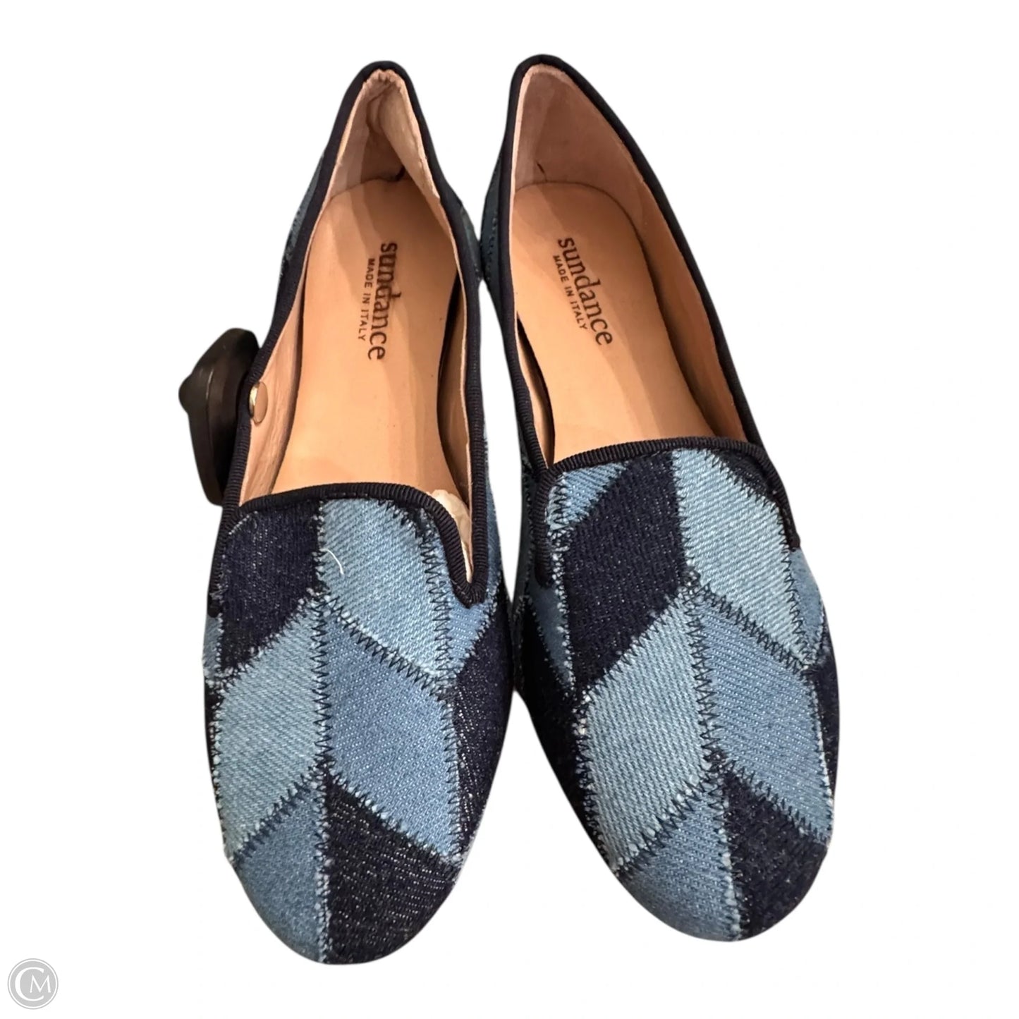 Shoes Flats By Sundance In Blue Denim, Size: 6