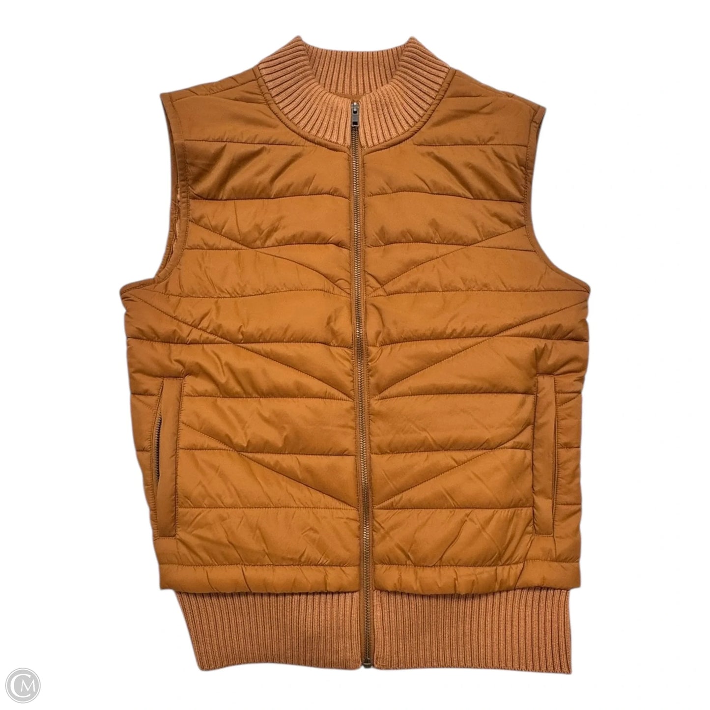 Vest Puffer & Quilted By Liverpool In Brown, Size: L