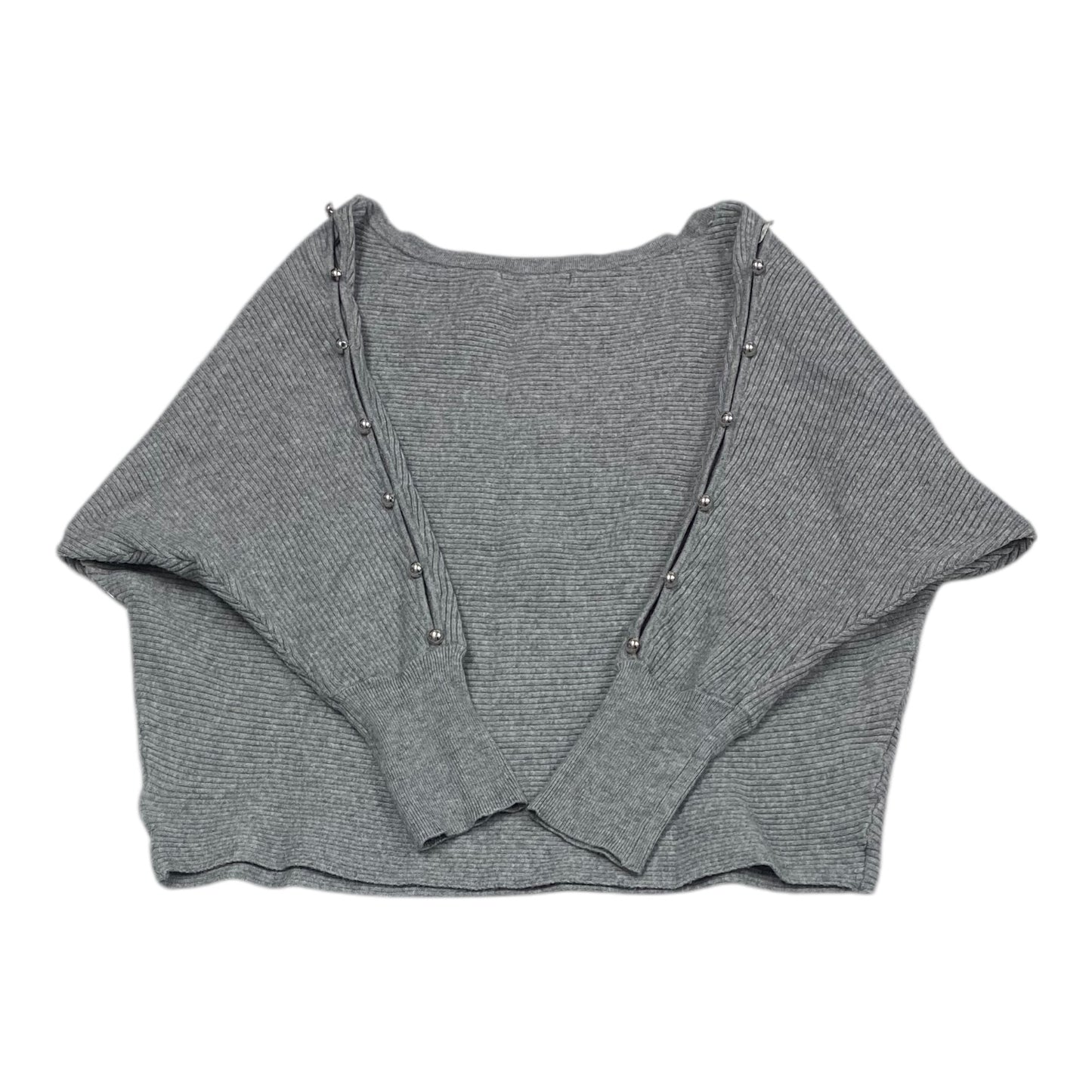 Sweater By Jennifer Lopez In Grey, Size: M