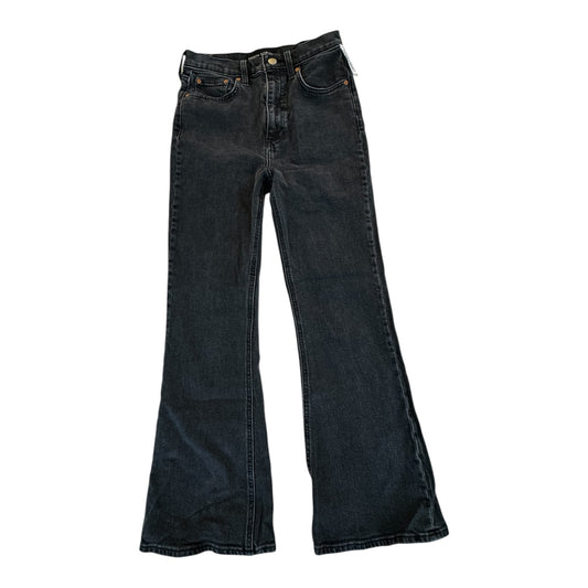 Jeans Flared By Aritzia In Black, Size: 6l