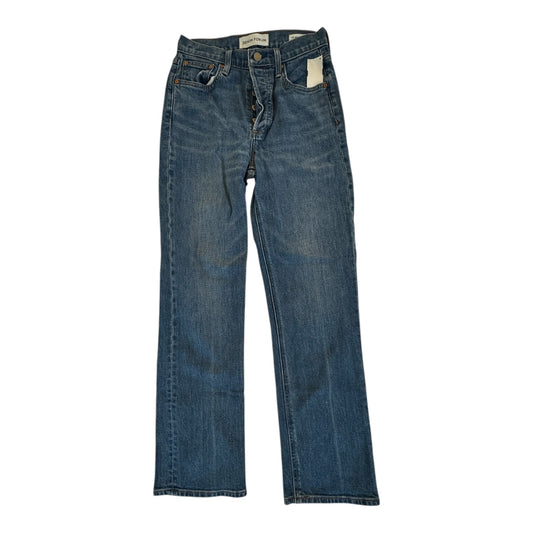 Jeans Straight By Aritzia In Blue Denim, Size: 0