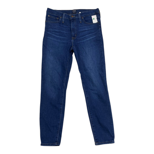 Jeans Skinny By J. Crew In Blue Denim, Size: 10