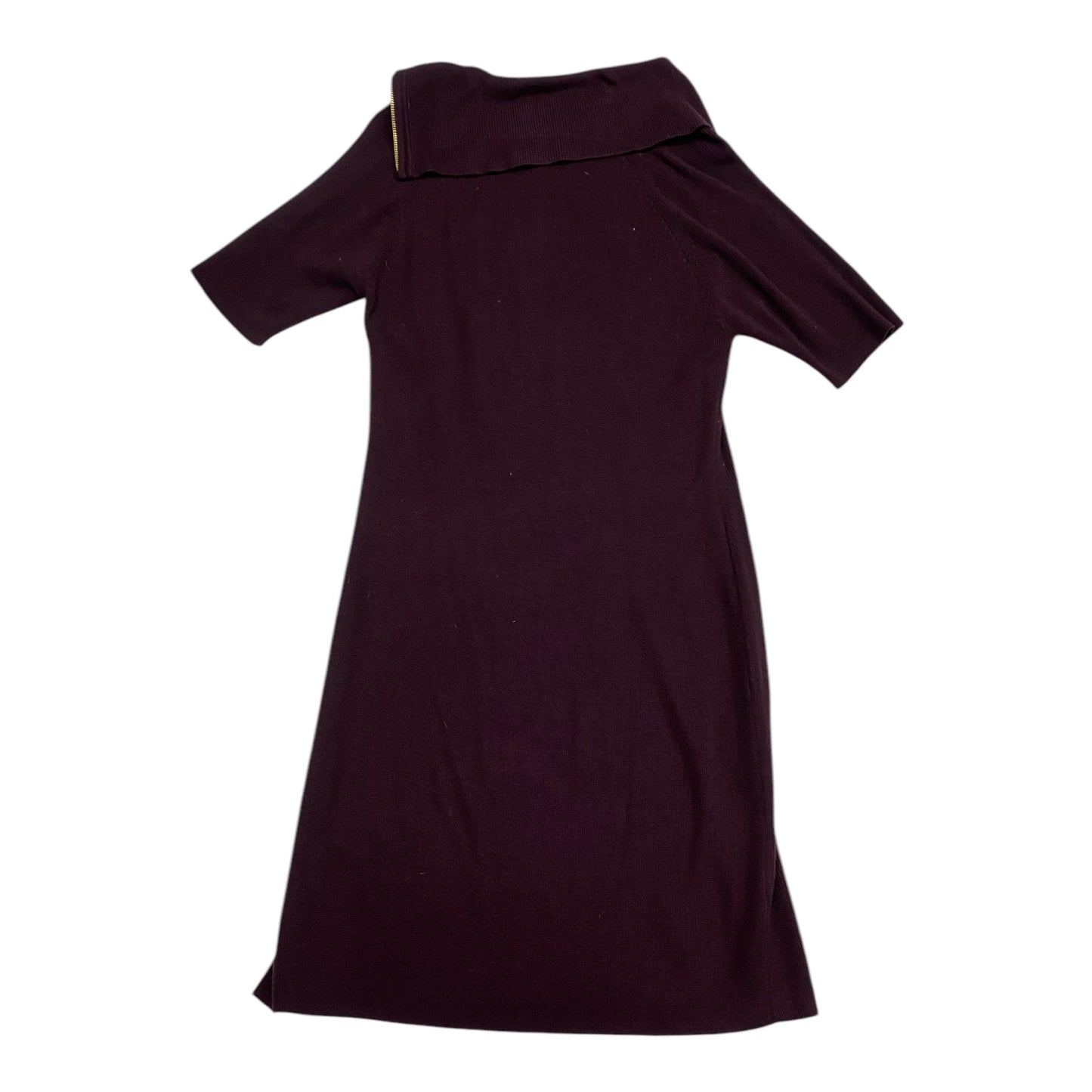 Dress Sweater By Calvin Klein In Purple, Size: L