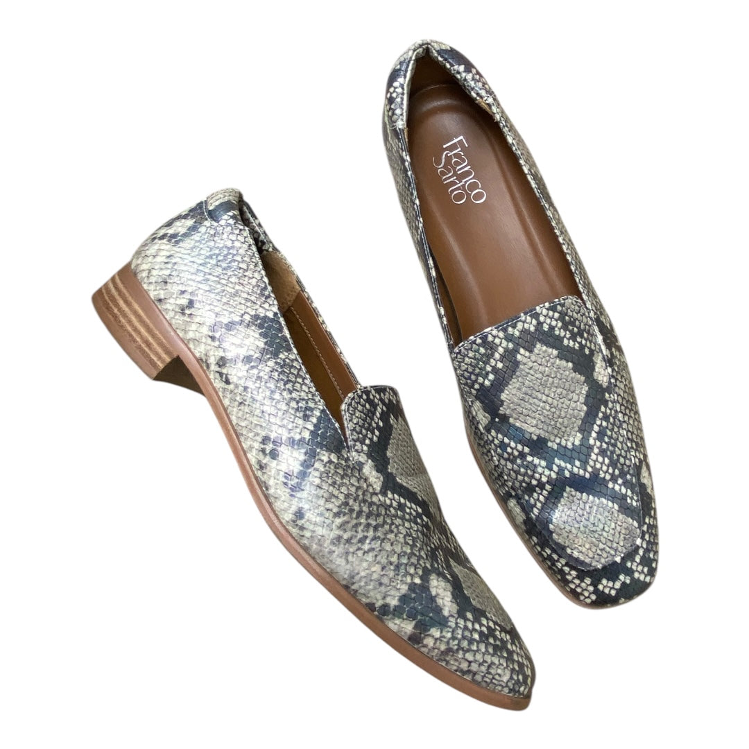 Shoes Flats By Franco Sarto In Snakeskin Print, Size: 11